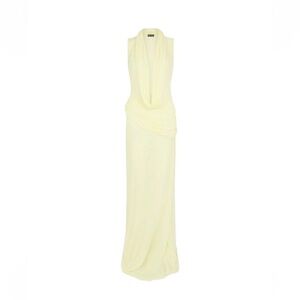 David Koma cowl neck draped gown